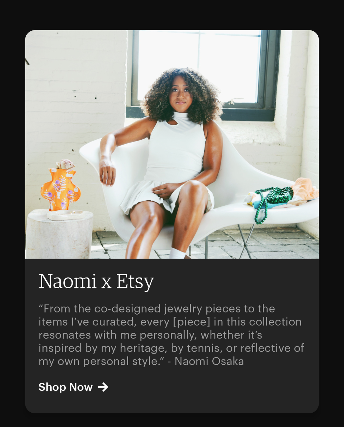 naomi osaka x etsy