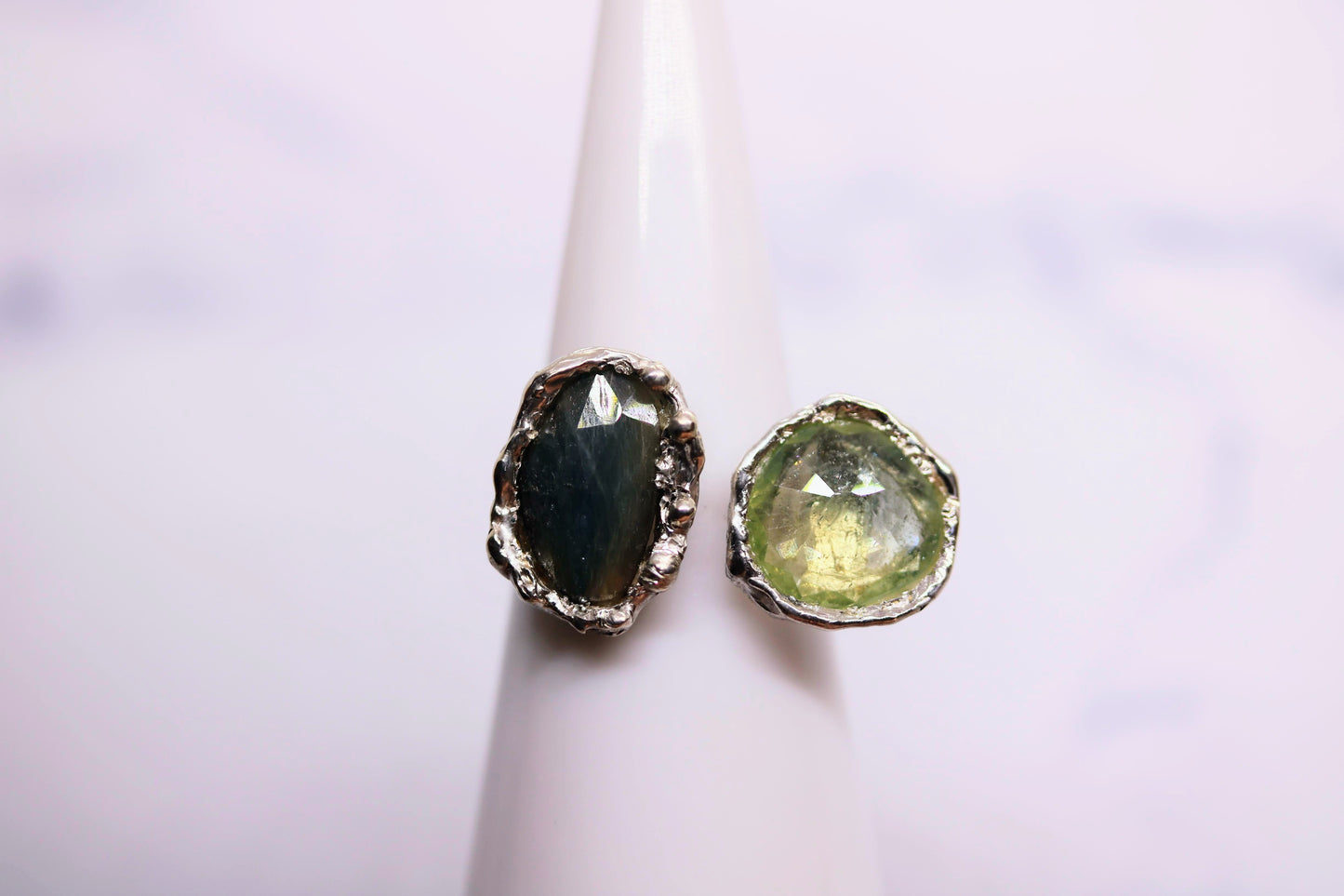 Blue Sapphires Open Ring　SAMPLE SALE