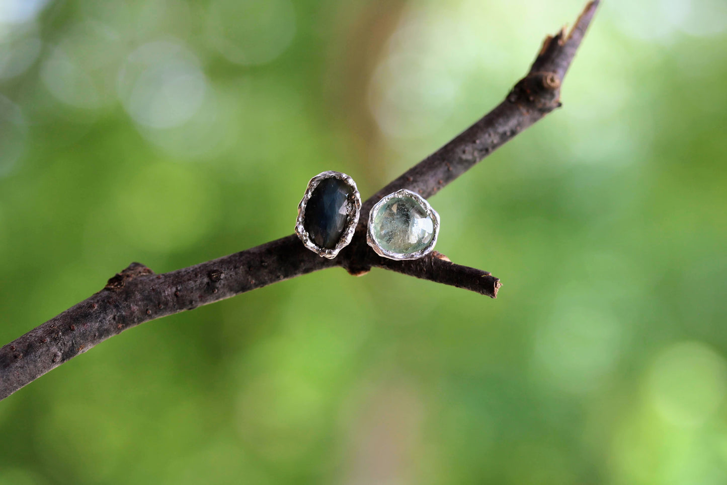 Blue Sapphires Open Ring　SAMPLE SALE