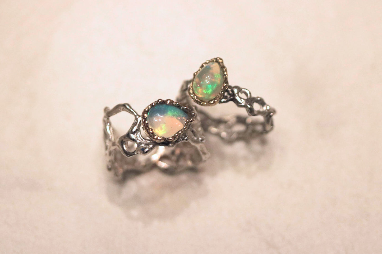 opal statement rings
