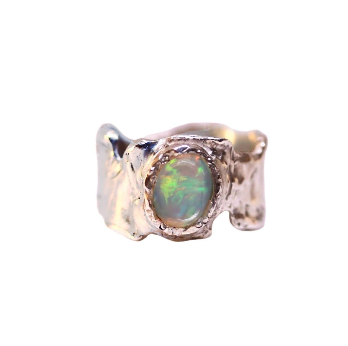 Map of Opal Silver Ring