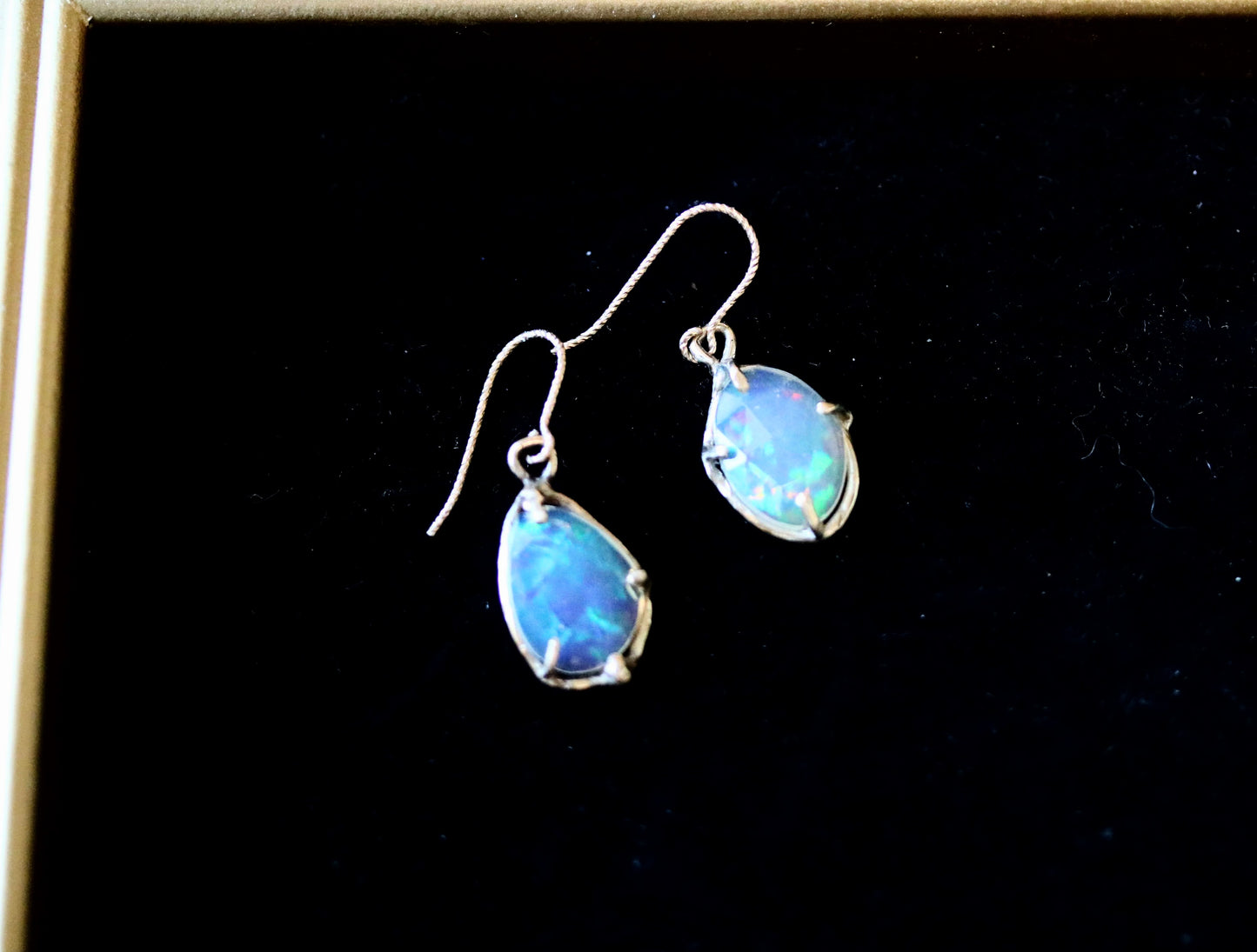 one of a kind opal earrings
