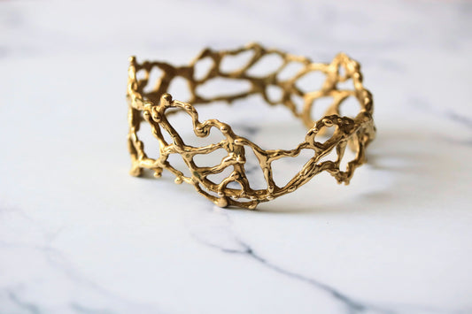 Organic Lace Bracelet "Jukai" Bangle